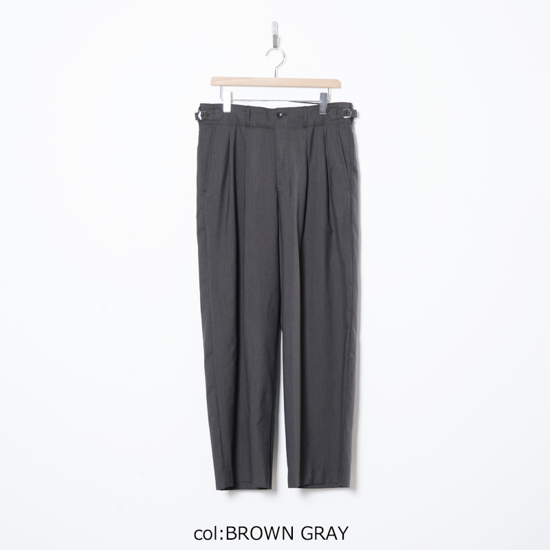 marka(�ޡ���) DOUBLE PLEATED MILITARY TROUSERS