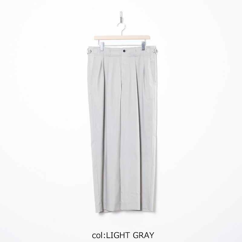 marka(�ޡ���) DOUBLE PLEATED MILITARY TROUSERS