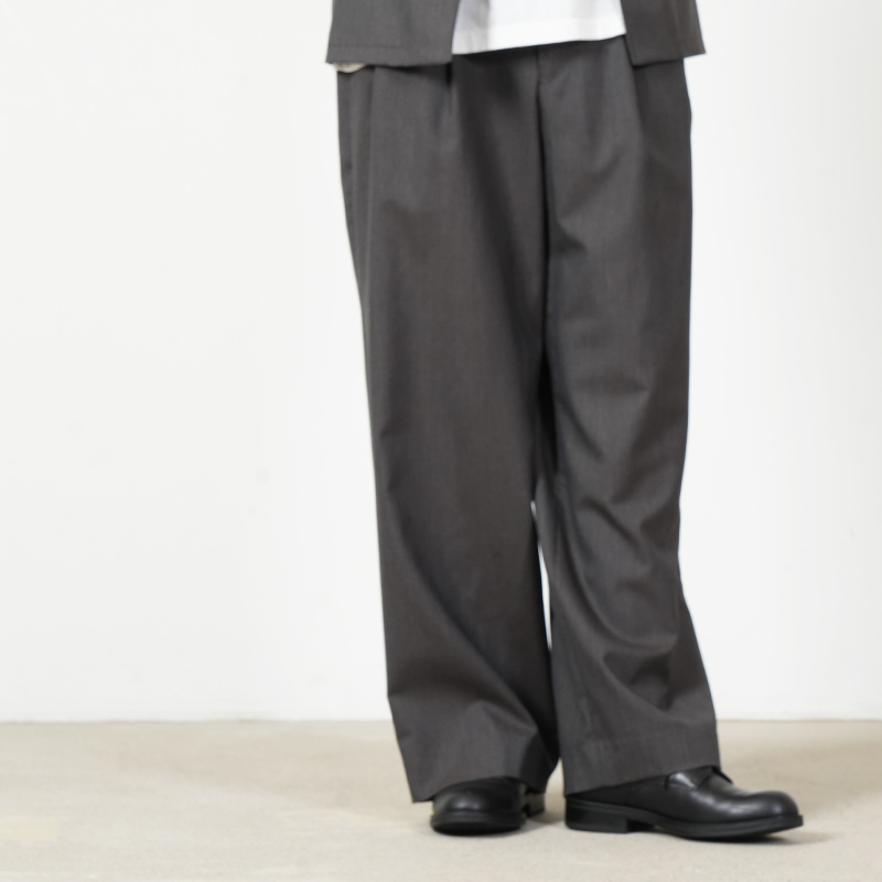 marka(�ޡ���) DOUBLE PLEATED MILITARY TROUSERS