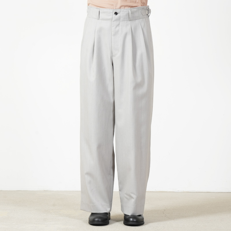 marka(�ޡ���) DOUBLE PLEATED MILITARY TROUSERS
