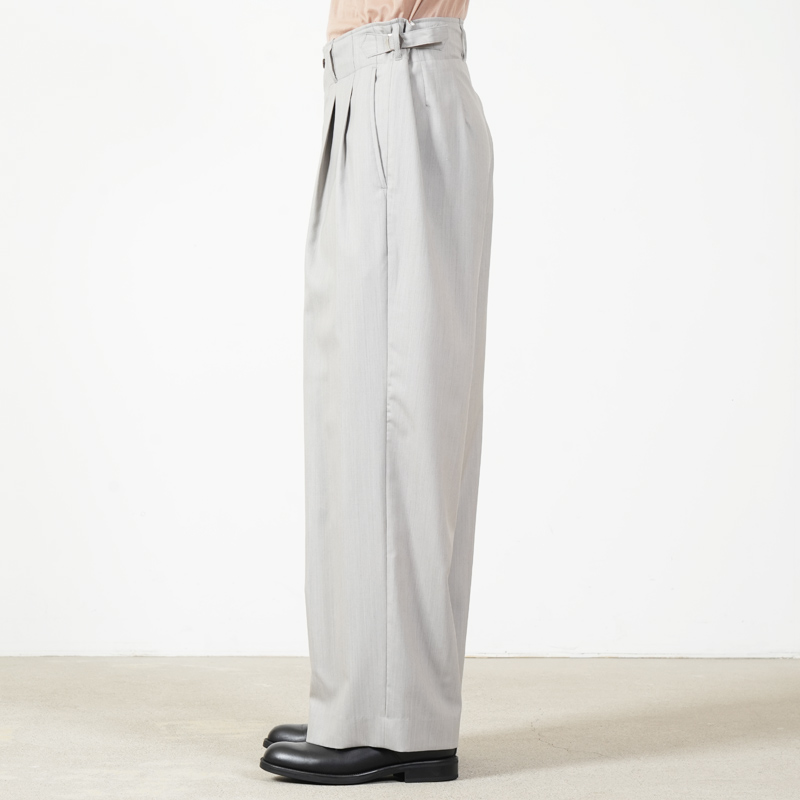marka(�ޡ���) DOUBLE PLEATED MILITARY TROUSERS