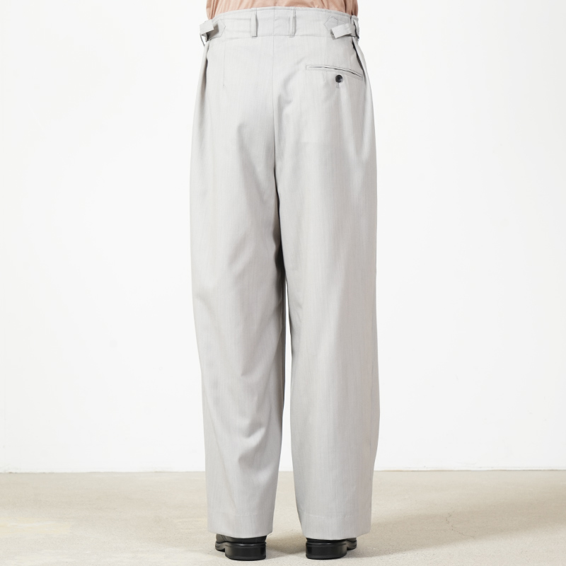 marka(�ޡ���) DOUBLE PLEATED MILITARY TROUSERS
