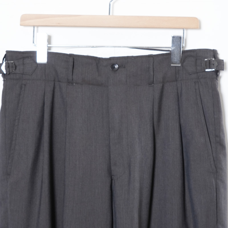 marka(�ޡ���) DOUBLE PLEATED MILITARY TROUSERS