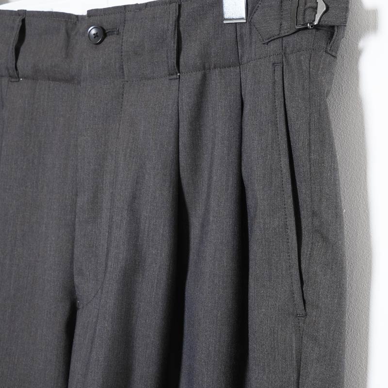 marka(�ޡ���) DOUBLE PLEATED MILITARY TROUSERS