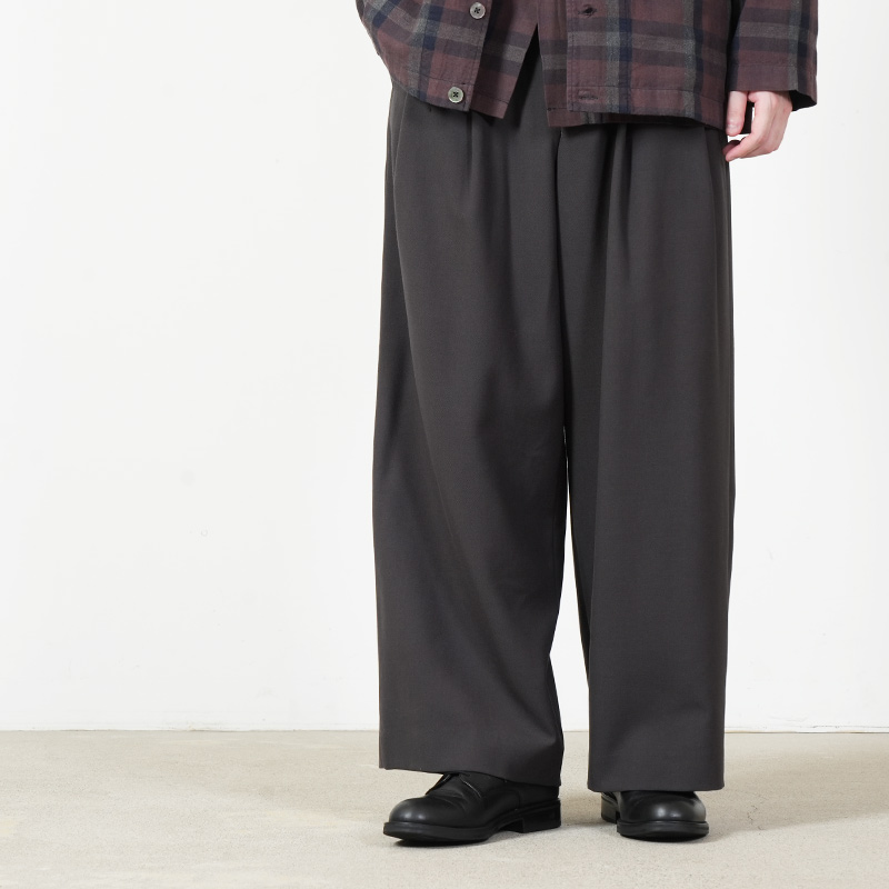 marka(�ޡ���) DOUBLE PLEATED BUGGY TROUSERS