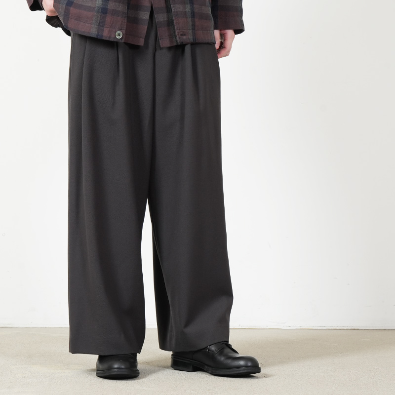 marka(�ޡ���) DOUBLE PLEATED BUGGY TROUSERS
