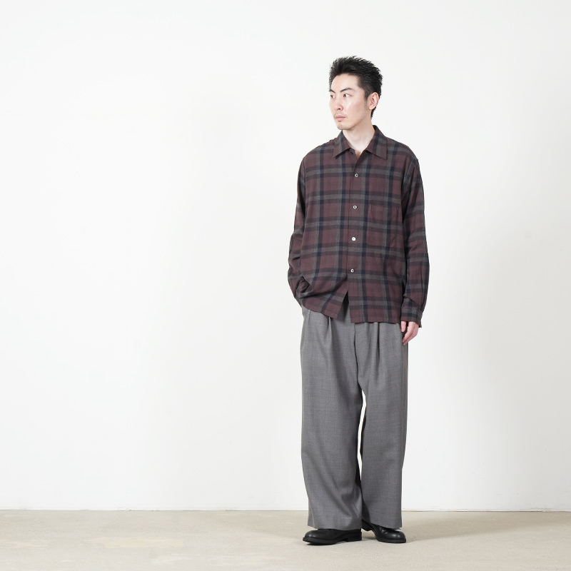 marka(�ޡ���) DOUBLE PLEATED BUGGY TROUSERS