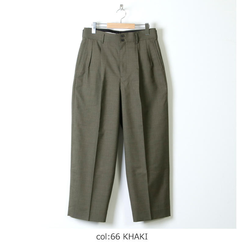 MARKAWARE (マーカウェア) DOUBLE PLEATED TROUSERS / ダブルプリーツ