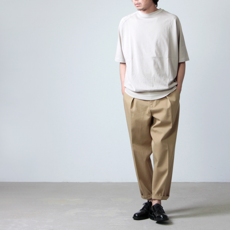 MARKAWARE マーカウェア / FRONT PLEATS PEG TOP-hybridautomotive.com