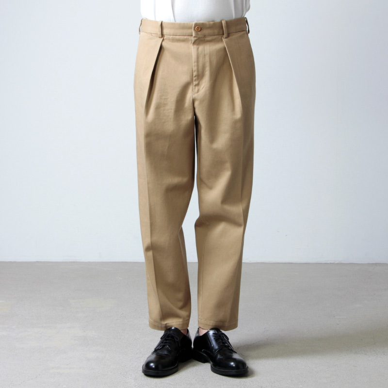 markaware マーカウェア front pleats pegtop