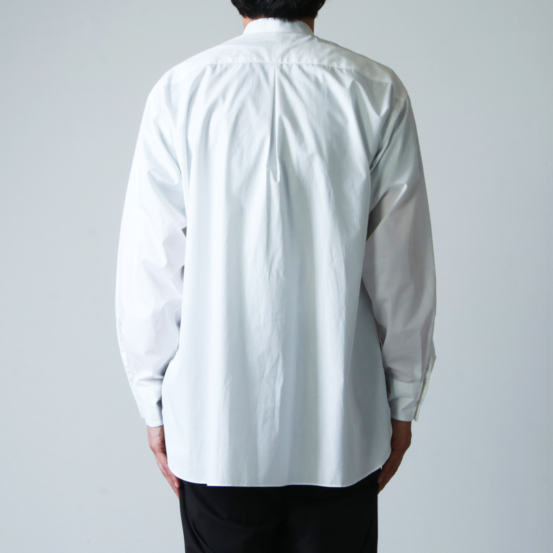 MARKAWARE (マーカウェア) NEW COMFORT FIT BAND COLLAR SHIRT