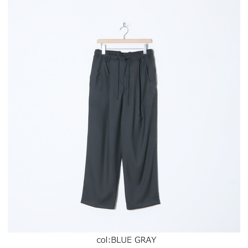 MARKAWARE(ޡ) DOUBLE PLEATED EASY TROUSERS
