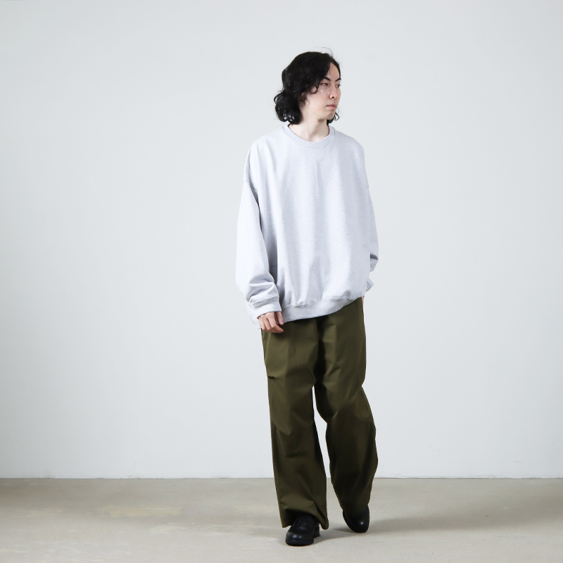 MARKAWARE (マーカウェア) ORGANIC COTTON HEAVY FLEECE HUGE SWEAT 