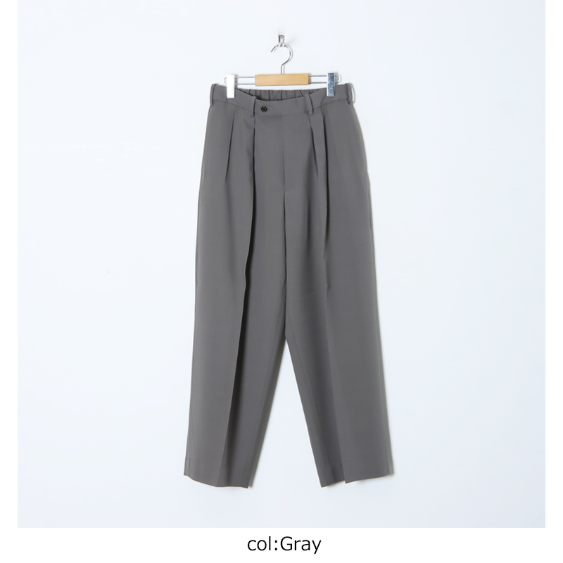 MARKAWARE(ޡ) DOUBLE PLEATED TROUSERS