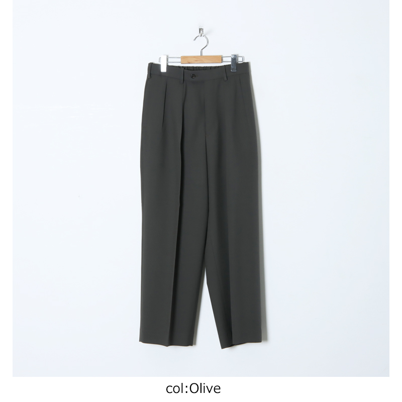 MARKAWARE(ޡ) DOUBLE PLEATED TROUSERS