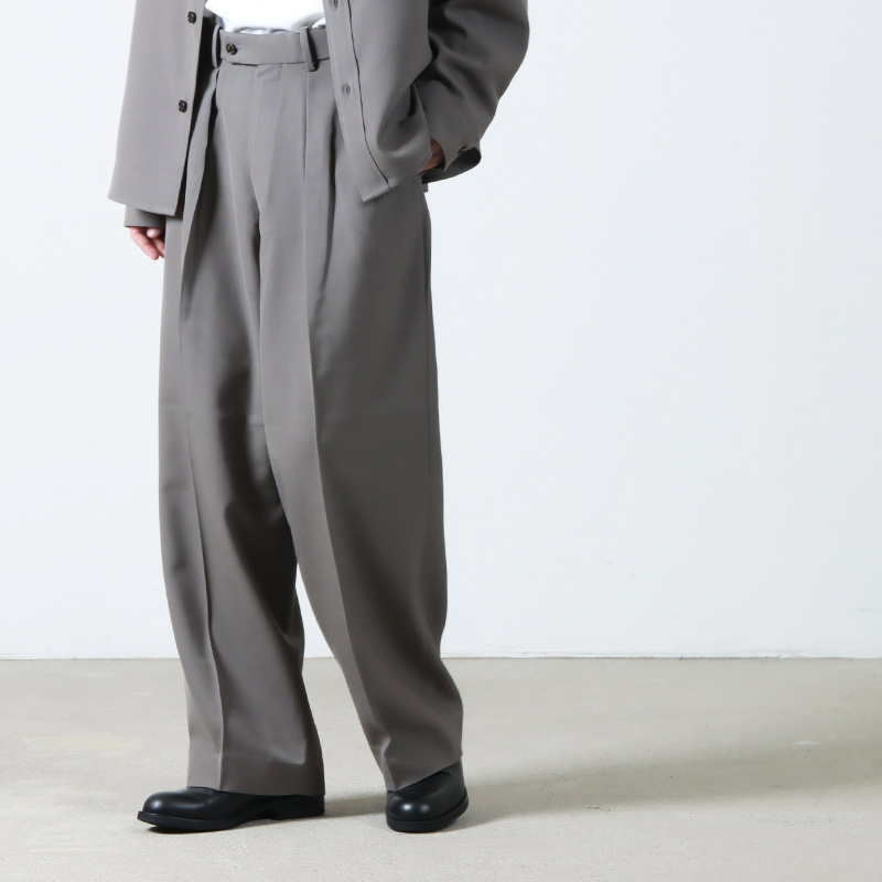 MARKAWARE(ޡ) DOUBLE PLEATED TROUSERS