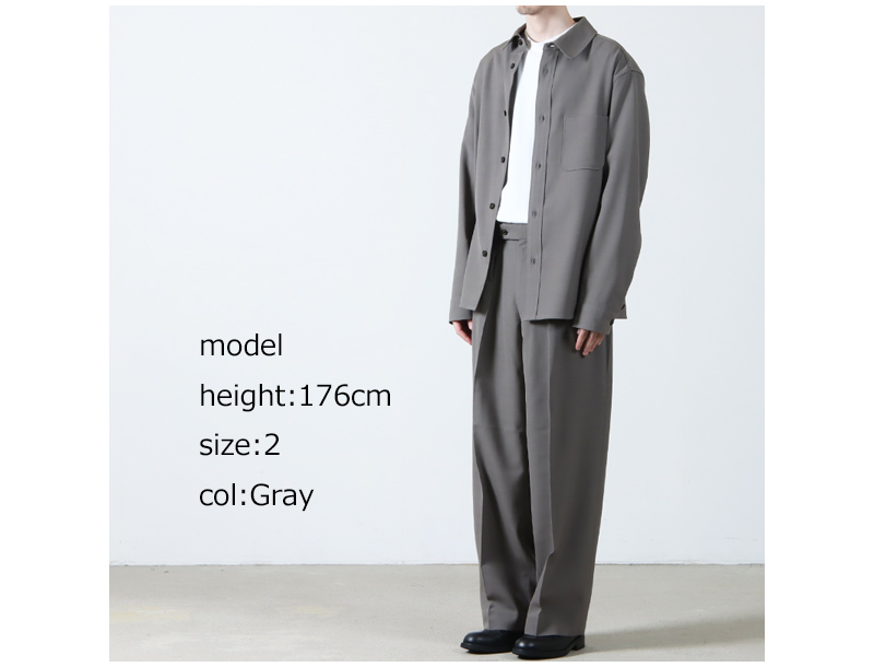 MARKAWARE(ޡ) DOUBLE PLEATED TROUSERS