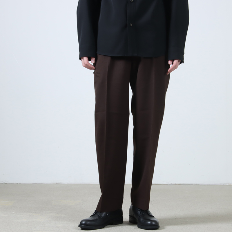 MARKAWARE(ޡ) FLAT TAPERED TROUSERS