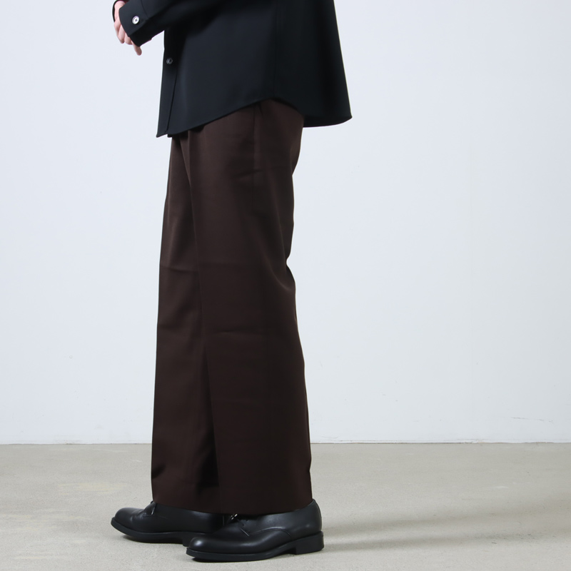 MARKAWARE(ޡ) FLAT TAPERED TROUSERS