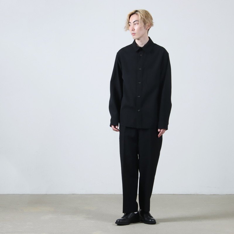 MARKAWARE(ޡ) FLAT TAPERED TROUSERS