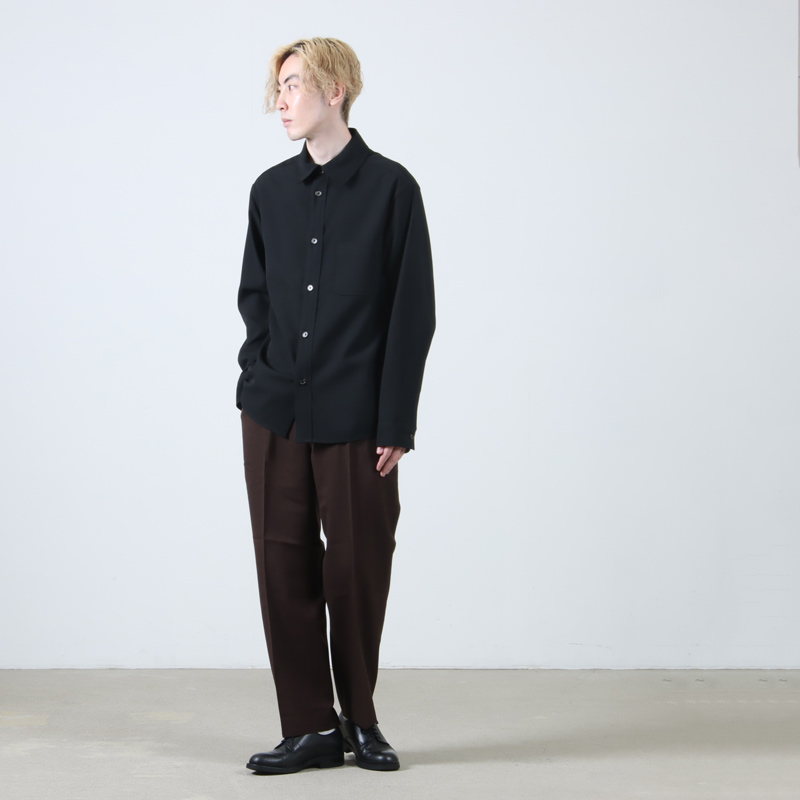 MARKAWARE(ޡ) FLAT TAPERED TROUSERS