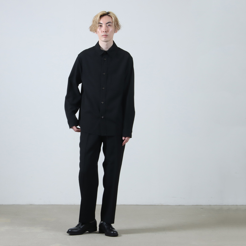 MARKAWARE(ޡ) FLAT TAPERED TROUSERS