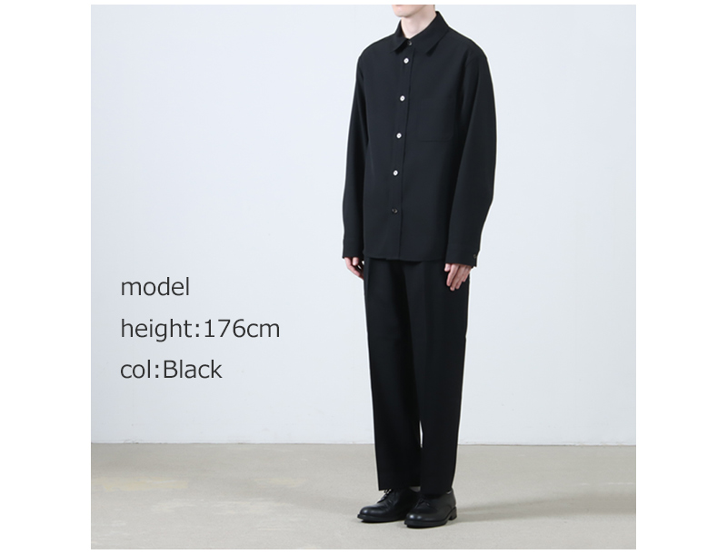MARKAWARE(ޡ) FLAT TAPERED TROUSERS