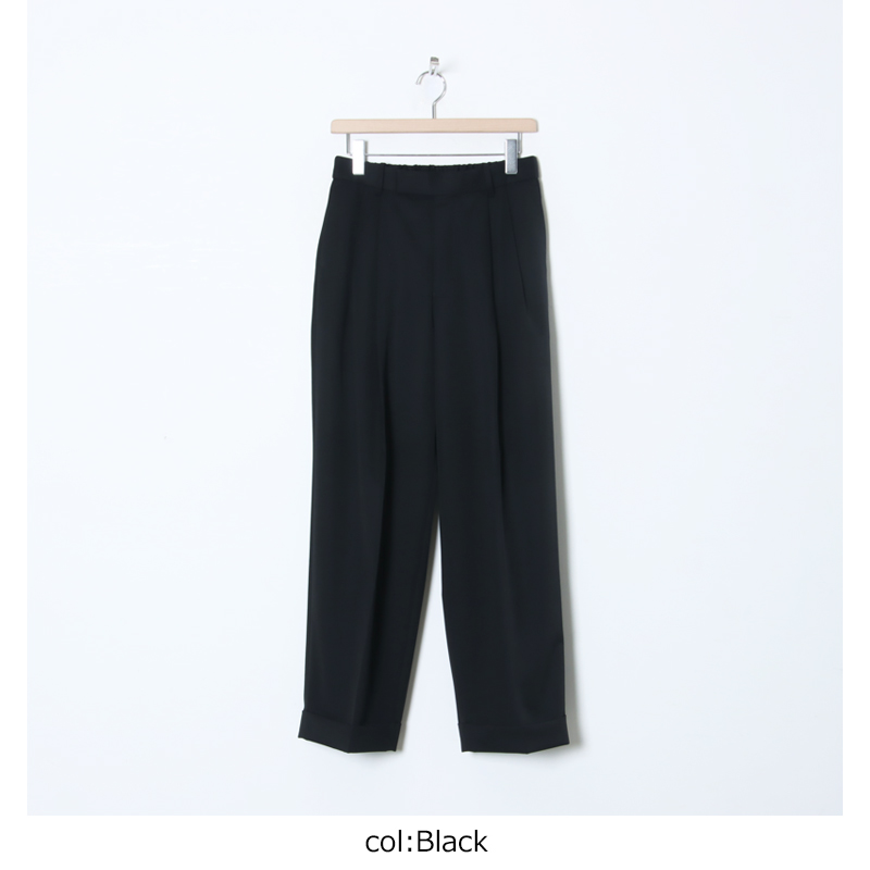 MARKAWARE(ޡ) DOUBLE PLEATED WIDE TROUSERS