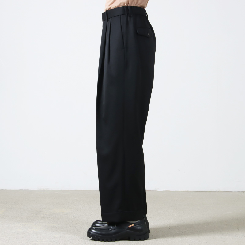 MARKAWARE(ޡ) DOUBLE PLEATED WIDE TROUSERS