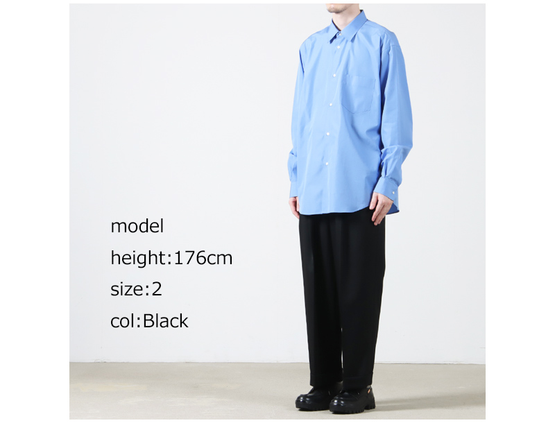 MARKAWARE(ޡ) DOUBLE PLEATED WIDE TROUSERS