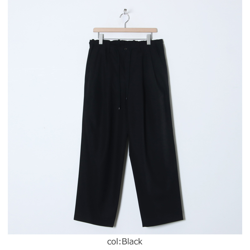 MARKAWARE(ޡ) DOUBLE PLEATED EASY TROUSERS