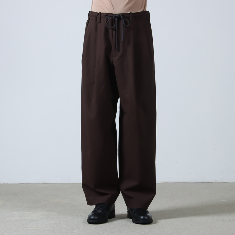 MARKAWARE(ޡ) DOUBLE PLEATED EASY TROUSERS