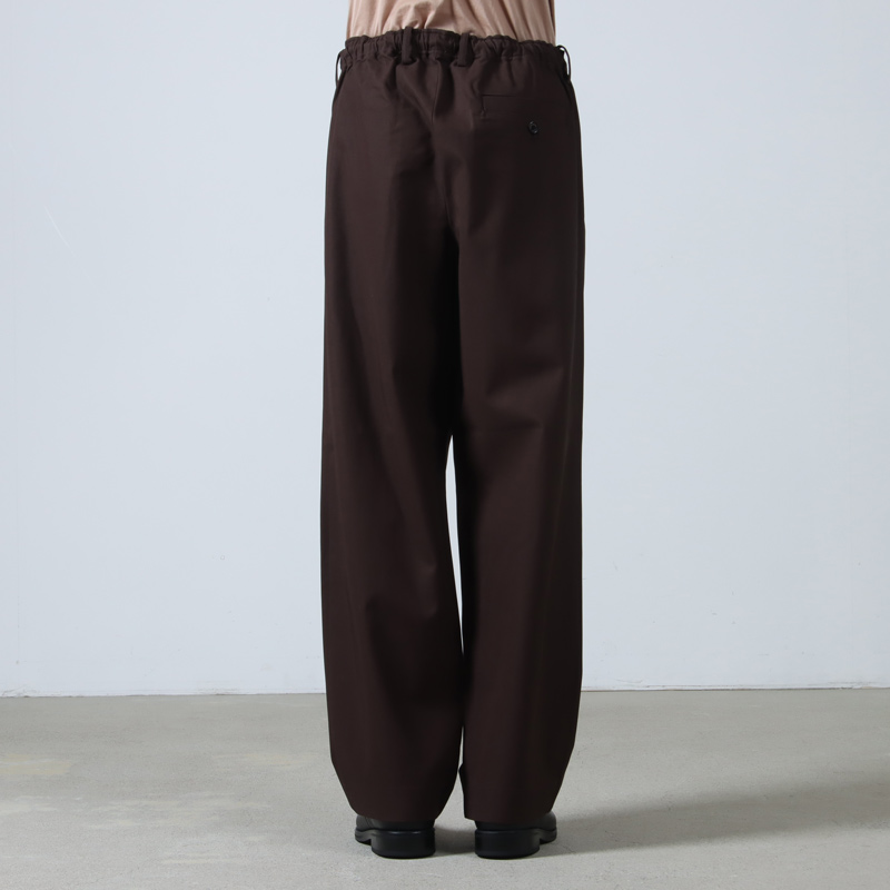 MARKAWARE(ޡ) DOUBLE PLEATED EASY TROUSERS