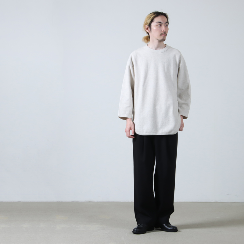 MARKAWARE(ޡ) DOUBLE PLEATED EASY TROUSERS