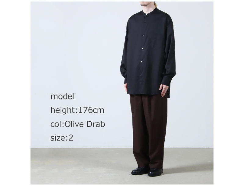 MARKAWARE(ޡ) DOUBLE PLEATED EASY TROUSERS