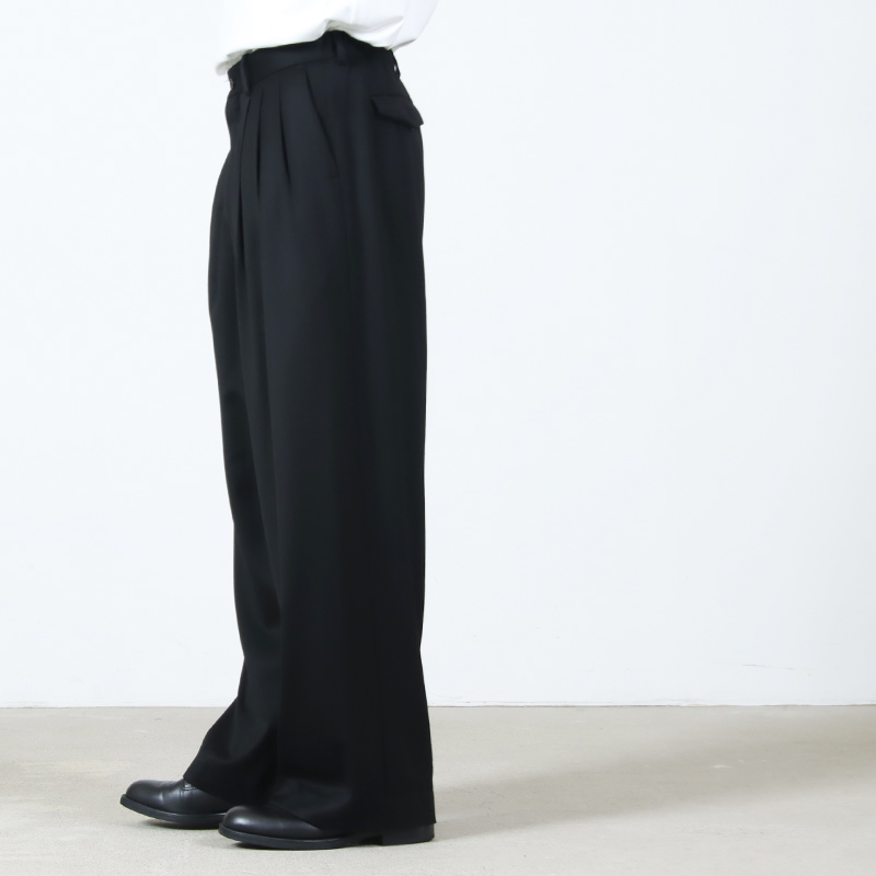 MARKAWARE(�ޡ���������) TRIPLE PLEATED WIDE TROUSERS