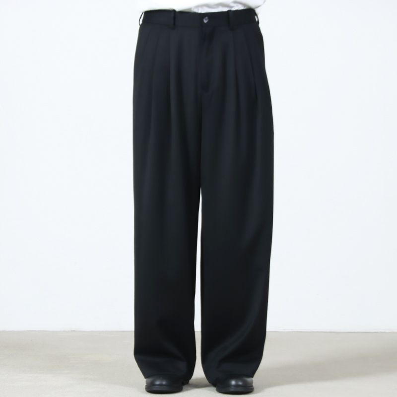 MARKAWARE(�ޡ���������) TRIPLE PLEATED WIDE TROUSERS