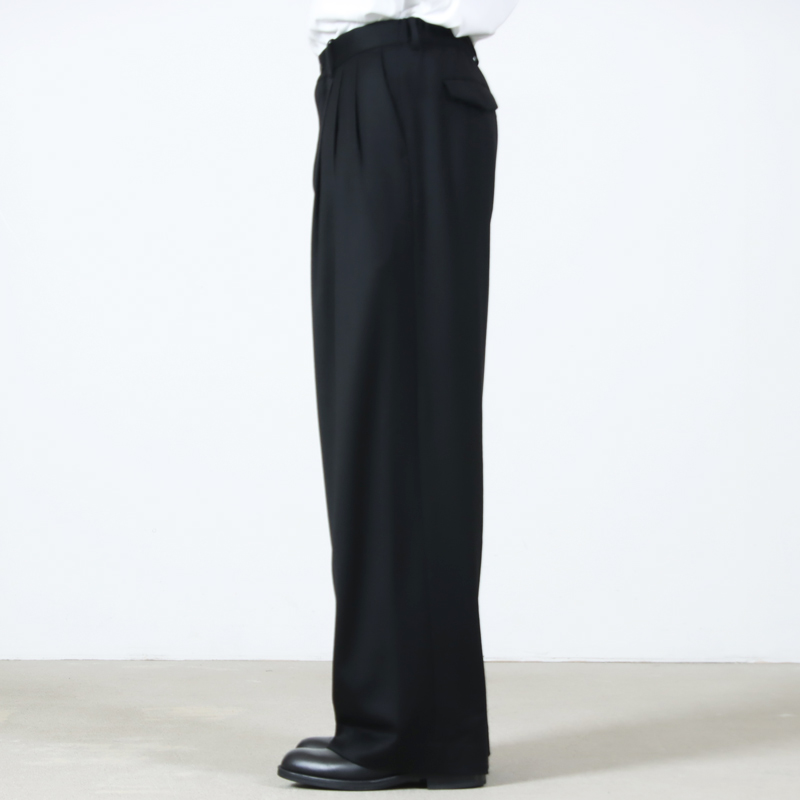 MARKAWARE(�ޡ���������) TRIPLE PLEATED WIDE TROUSERS
