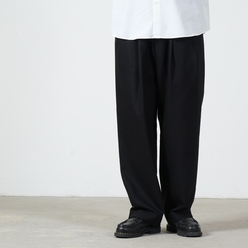 MARKAWARE(�ޡ���������) DOUBLE PLEATED EASY TROUSERS