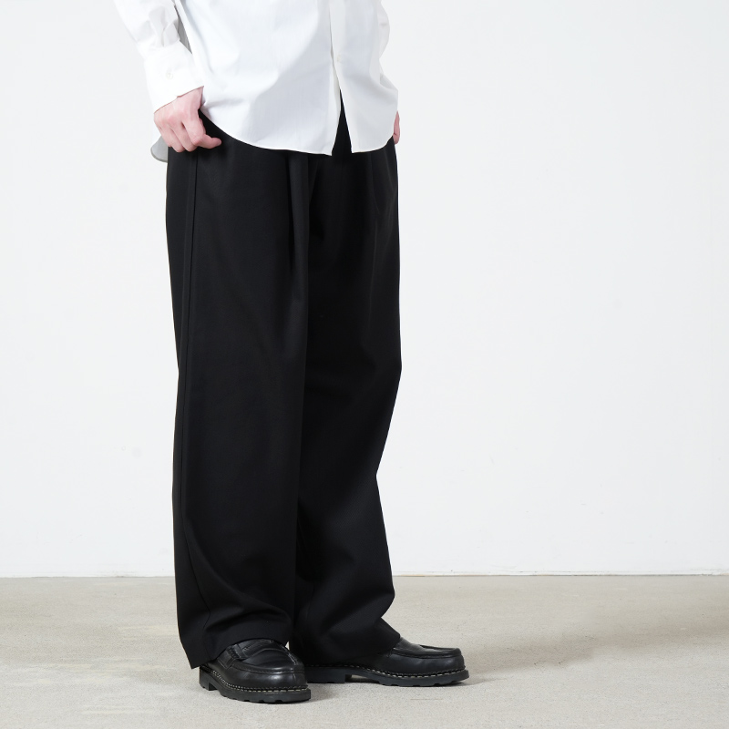 MARKAWARE(�ޡ���������) DOUBLE PLEATED EASY TROUSERS