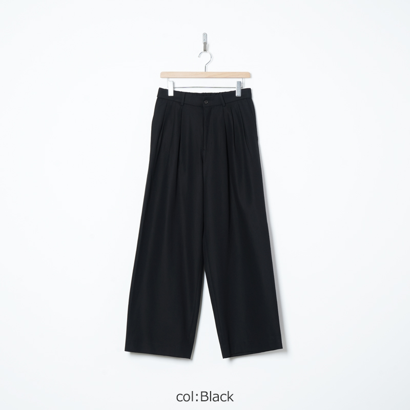 MARKAWARE(�ޡ���������) TRIPLE PLEATED WIDE TROUSERS