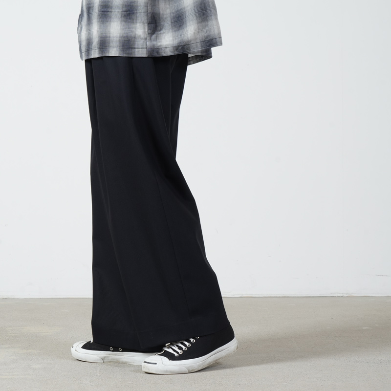 MARKAWARE(�ޡ���������) TRIPLE PLEATED WIDE TROUSERS