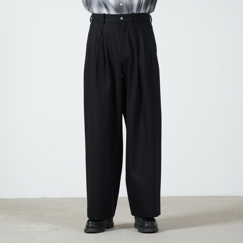 MARKAWARE(�ޡ���������) TRIPLE PLEATED WIDE TROUSERS