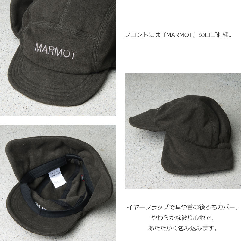 MARMOT(ޡå ԥ) POLARTECH FLEECE ERA FLAP CAP