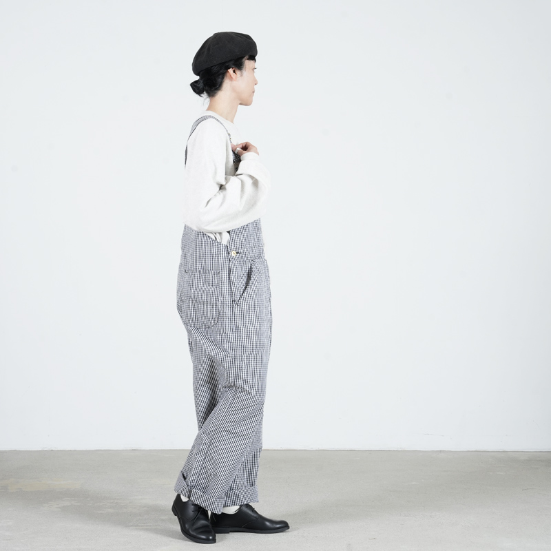 MASTER & Co.(ޥɥ) GINGHAM CHECK NEW OVERALLS