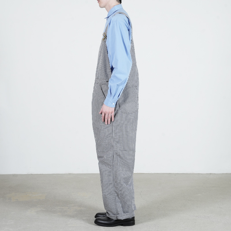 MASTER & Co.(ޥɥ) GINGHAM CHECK NEW OVERALLS