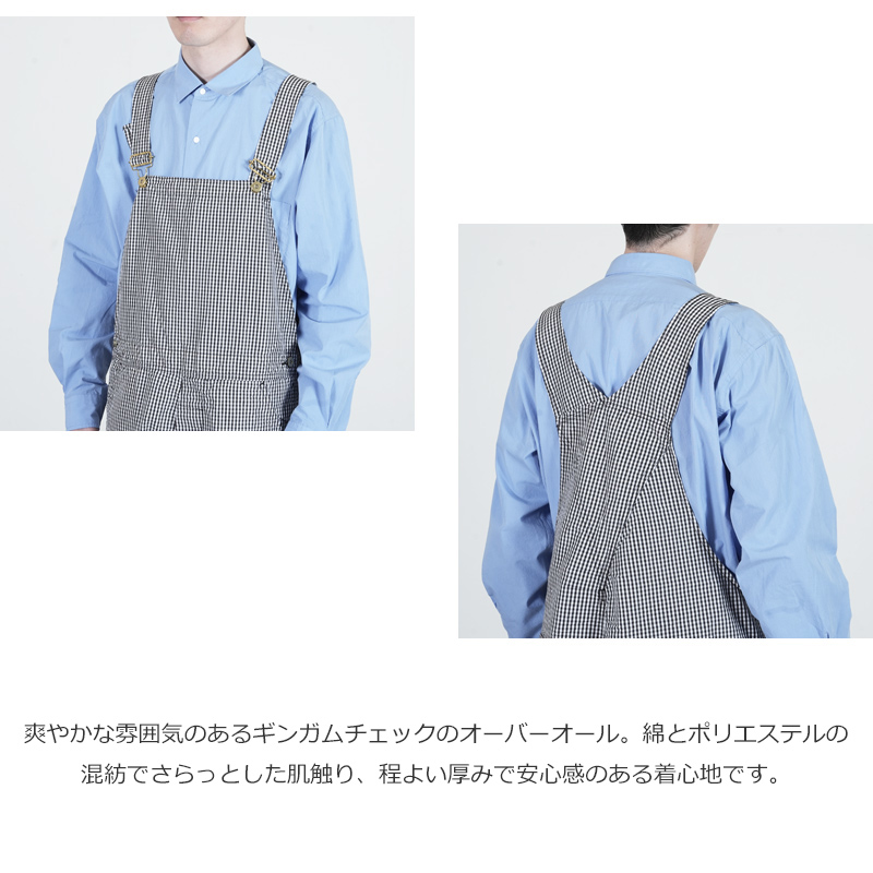 MASTER & Co.(ޥɥ) GINGHAM CHECK NEW OVERALLS