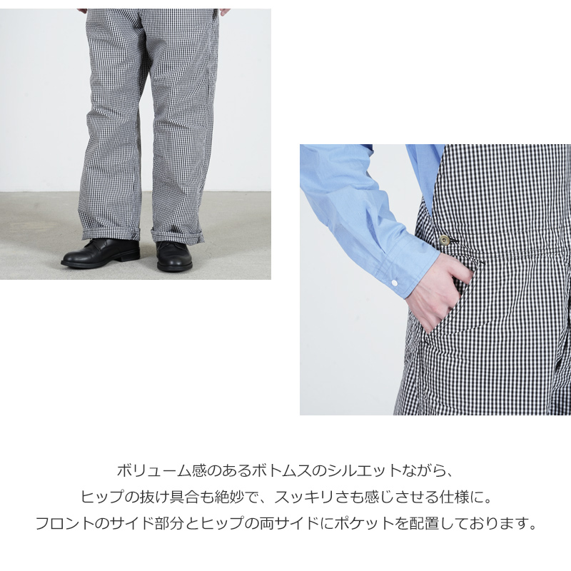 MASTER & Co.(ޥɥ) GINGHAM CHECK NEW OVERALLS