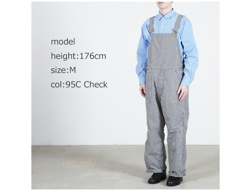 MASTER & Co.(ޥɥ) GINGHAM CHECK NEW OVERALLS