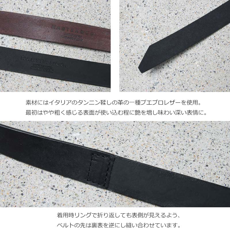 MASTER & Co.(ޥɥ) PUEBLO 24mm DOUBLE RING BELT